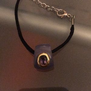 Purple Pendant Necklace
